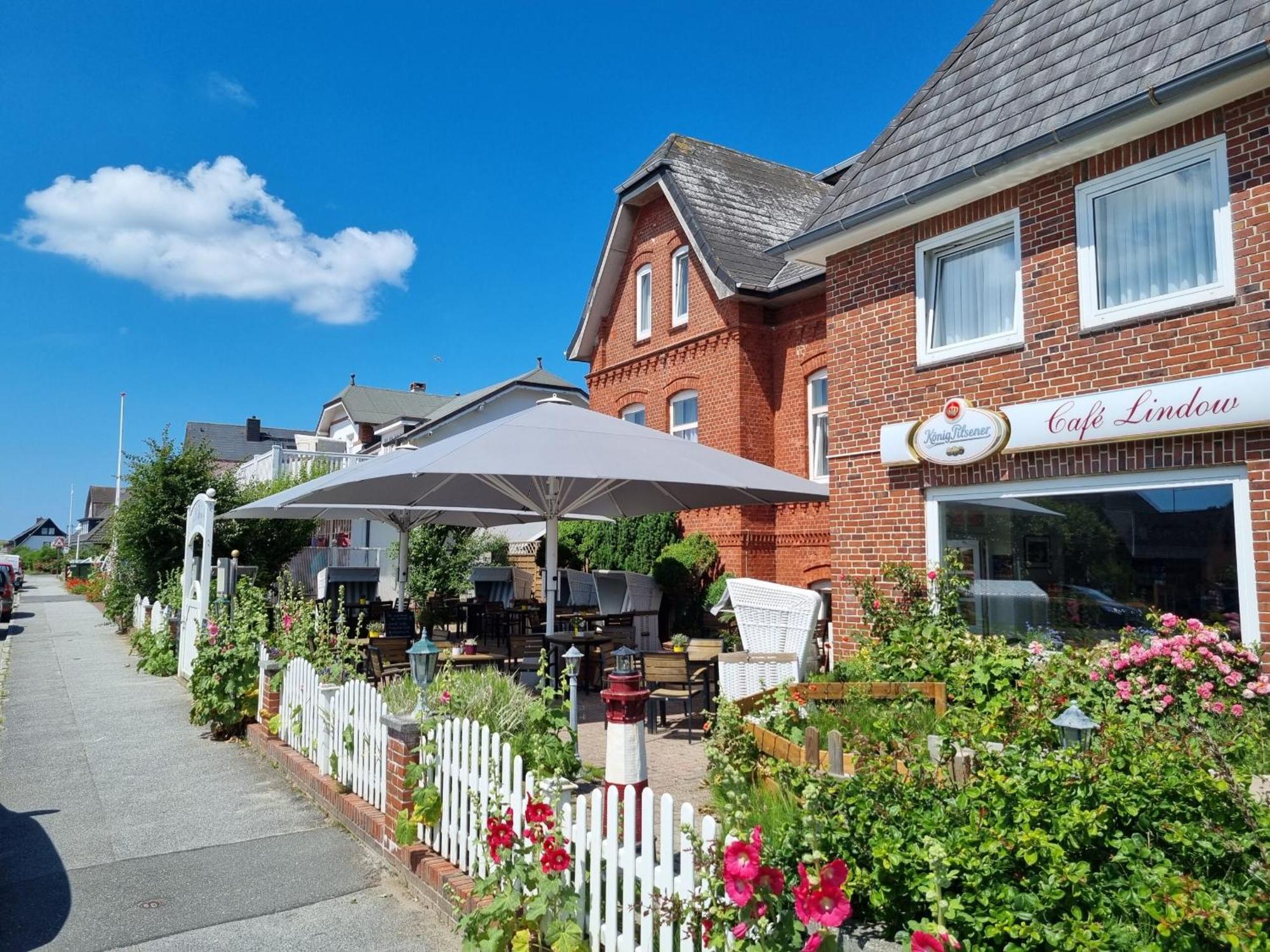 Hotel-Cafe-Lindow Wenningstedt-Braderup Buitenkant foto